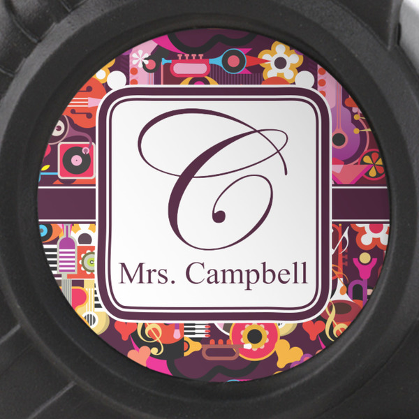 Abstract Music Tape Measure - 25ft - detail