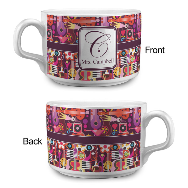 Abstract Music Tea Cup - Single Apvl