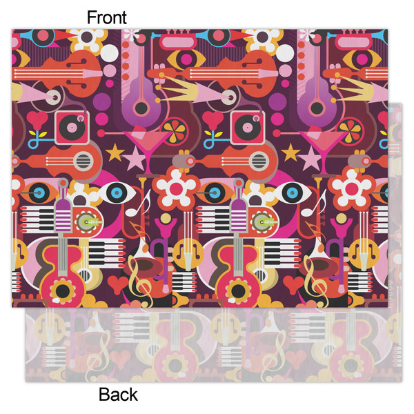 Abstract Music Tissue Paper - Heavyweight - Large - Front & Back