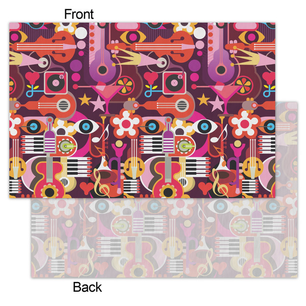 Abstract Music Tissue Paper - Heavyweight - Small - Front & Back