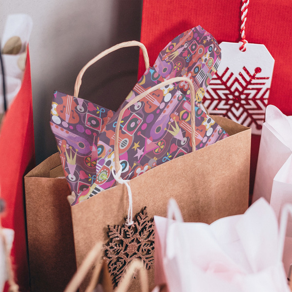 Abstract Music Tissue Paper - In Gift Bag