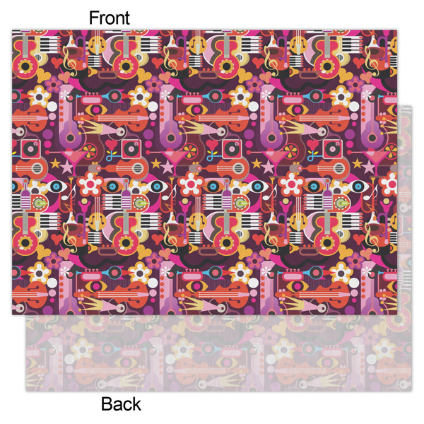 Abstract Music Tissue Paper - Lightweight - Large - Front & Back