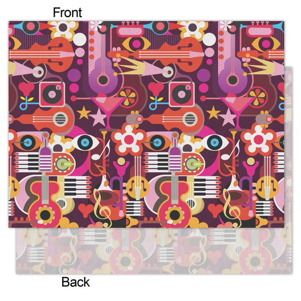 Abstract Music Tissue Paper - Lightweight - Medium - Front & Back