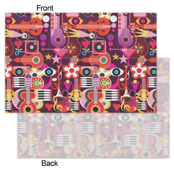 Abstract Music Tissue Paper - Lightweight - Small - Front & Back