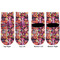 Abstract Music Toddler Ankle Socks - Double Pair - Front and Back - Apvl