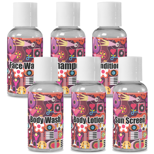 Custom Abstract Music Travel Bottles (Personalized)