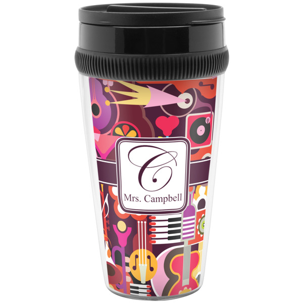 Abstract Music Travel Mug (Personalized)