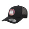 Abstract Music Trucker Hat - Black (Personalized)