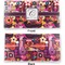 Abstract Music Vinyl Check Book Cover - Front and Back