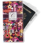 Abstract Music Travel Document Holder