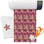 Abstract Music Heat Transfer Vinyl Sheet (12"x18")