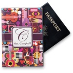 Abstract Music Vinyl Passport Holder (Personalized)