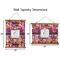 Abstract Music Wall Hanging Tapestries - Parent/Sizing