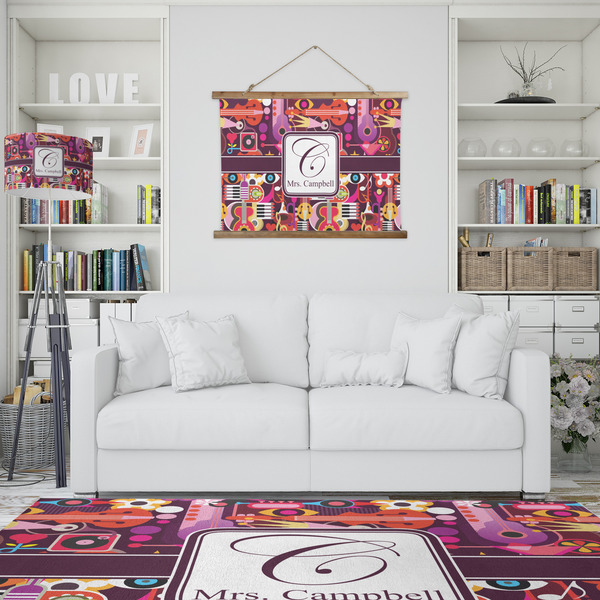 Abstract Music Wall Hanging Tapestry - IN CONTEXT