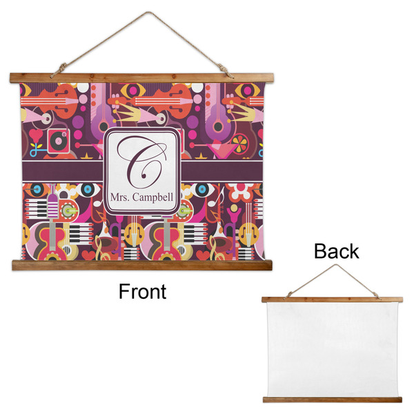 Abstract Music Wall Hanging Tapestry - Landscape - APPROVAL