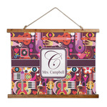 Abstract Music Wall Hanging Tapestry - Wide (Personalized)