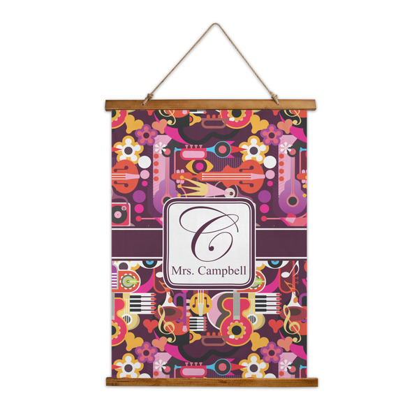 Custom Abstract Music Wall Hanging Tapestry (Personalized)
