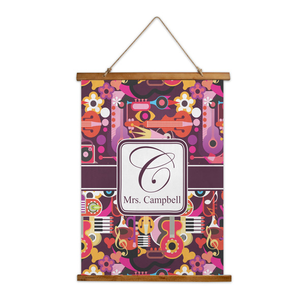 Custom Abstract Music Wall Hanging Tapestry (Personalized)