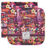 Abstract Music Facecloth / Wash Cloth (Personalized)