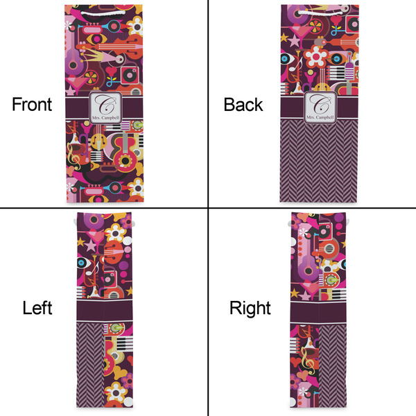 Abstract Music Wine Gift Bag - Gloss - Approval