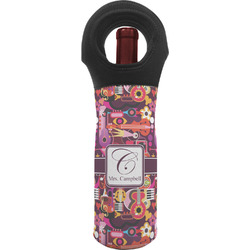Abstract Music Wine Tote Bag (Personalized)