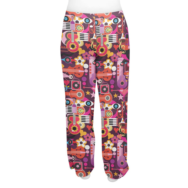 Abstract Music Women's Pj on model - Back