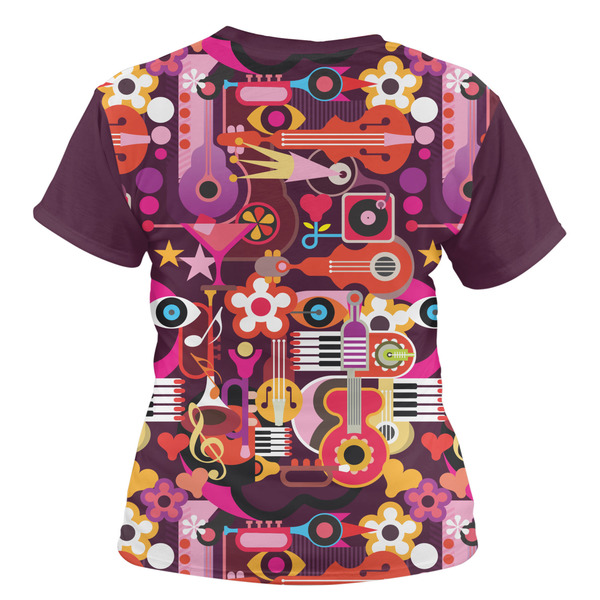 Abstract Music Women's T-shirt Back