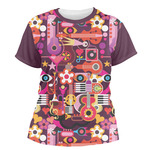 Abstract Music Women's Crew T-Shirt - 2X Large