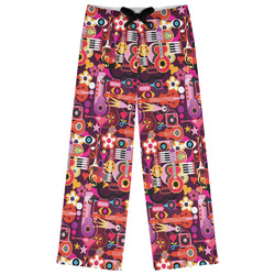 Abstract Music Womens Pajama Pants - XL