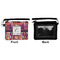 Abstract Music Wristlet ID Cases - Front & Back