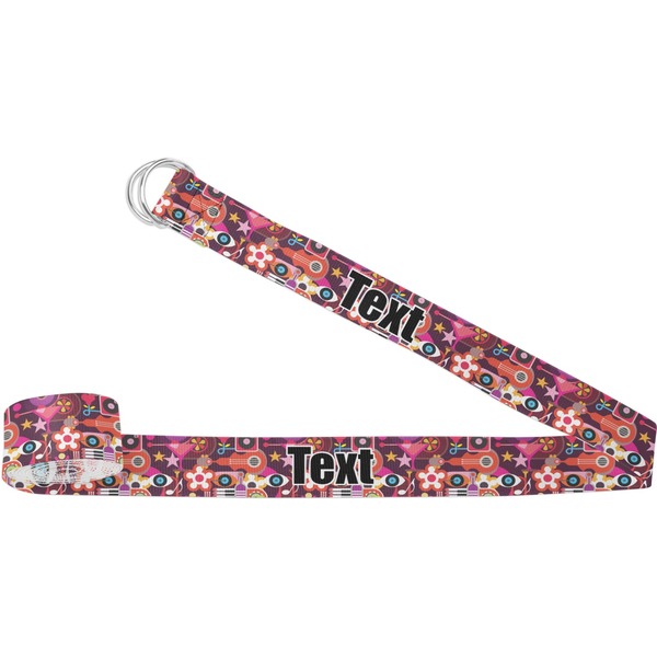 Custom Abstract Music Yoga Strap (Personalized)