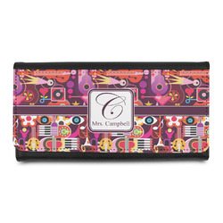 Abstract Music Leatherette Ladies Wallet (Personalized)