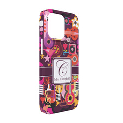 Abstract Music iPhone Case - Plastic - iPhone 13 (Personalized)