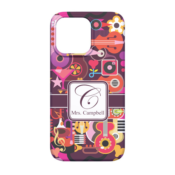 Abstract Music iPhone 13 Case - Back