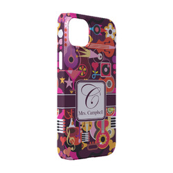 Abstract Music iPhone Case - Plastic - iPhone 14 (Personalized)