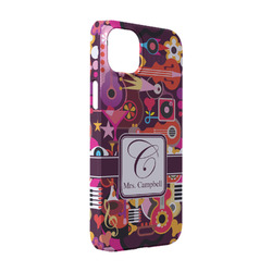 Abstract Music iPhone Case - Plastic - iPhone 14 Pro (Personalized)
