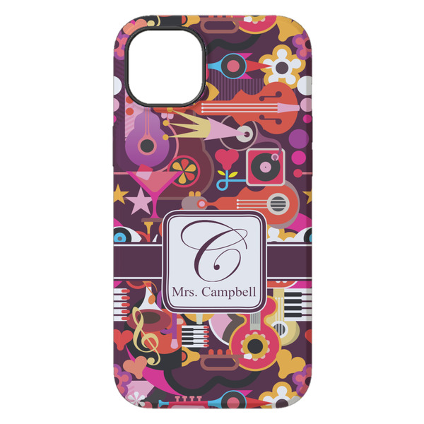 Abstract Music iPhone 14 Pro Max Tough Case - Back