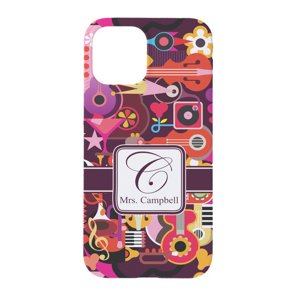 Abstract Music iPhone 15 Case - Back