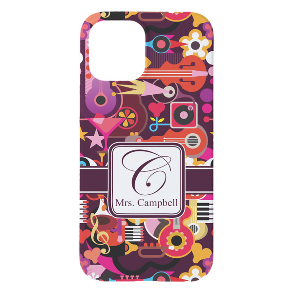 Abstract Music iPhone 15 Pro Max Case - Back