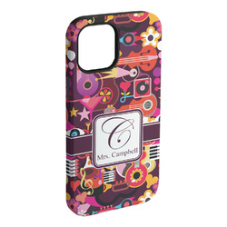 Abstract Music iPhone Case - Rubber Lined - iPhone 15 Pro Max (Personalized)