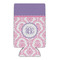 Pink, White & Purple Damask Can Cooler (Personalized)