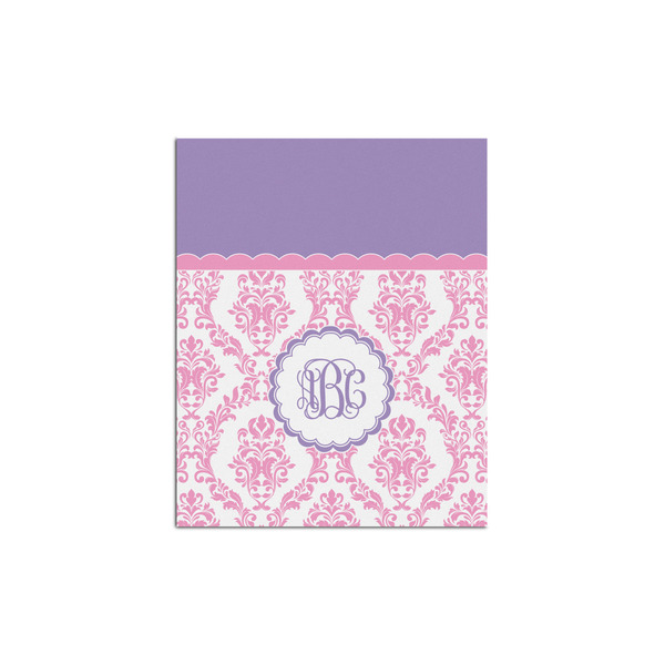 Custom Pink, White & Purple Damask Posters - Matte - 16x20 (Personalized)