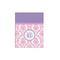 Pink, White & Purple Damask Posters - Matte - 16x20 (Personalized)