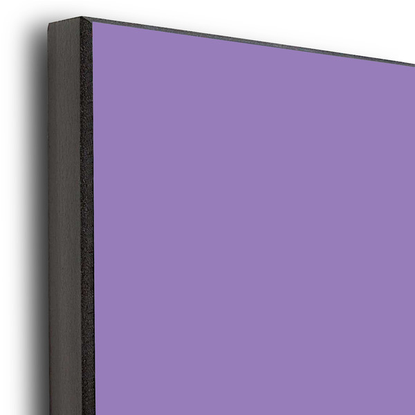 Pink, White & Purple Damask 16x20 Wood Print - Closeup