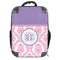 Pink, White & Purple Damask 18" Hard Shell Backpack (Personalized)