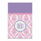 Pink, White & Purple Damask Posters - Matte - 20x30 (Personalized)