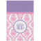 Pink, White & Purple Damask 24x36 - Matte Poster - Front View