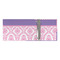 Pink, White & Purple Damask 3 Ring Binders - Full Wrap - 3" - OPEN INSIDE