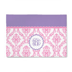 Pink, White & Purple Damask 4' x 6' Indoor Area Rug (Personalized)