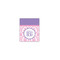 Pink, White & Purple Damask 8x10 - Canvas Print - Front View